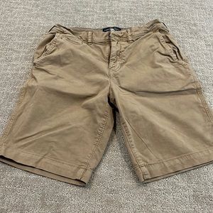 American eagle dark khaki classic shorts Chino 28